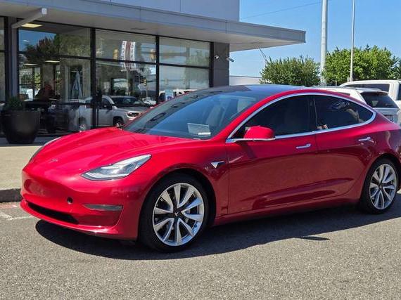 TESLA MODEL 3 2018 5YJ3E1EB1JF100707 image TESLA MODEL 3 2018 5YJ3E1EB1JF100707 image